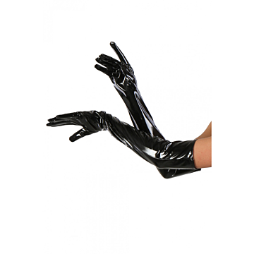 Soiemio Black Vinyl Gloves Elastine.