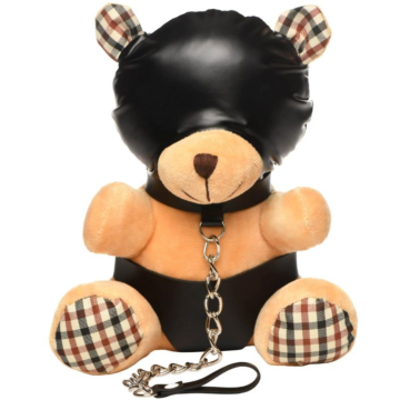 Hooded Bondage Bear Plush