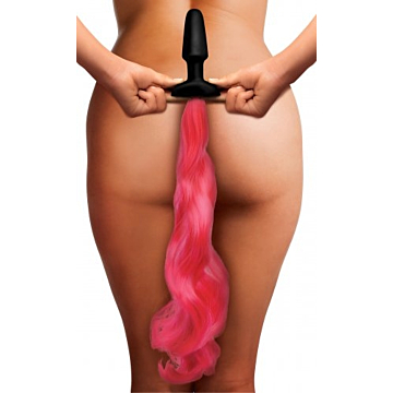 XR Brands' Tailz Intense Pink Silicone Plug