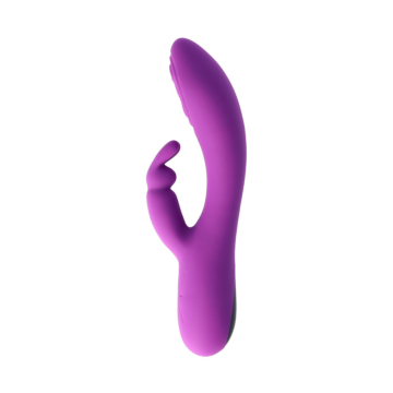 V9 Rechargeable Tapping Rabbit Vibrator Purple