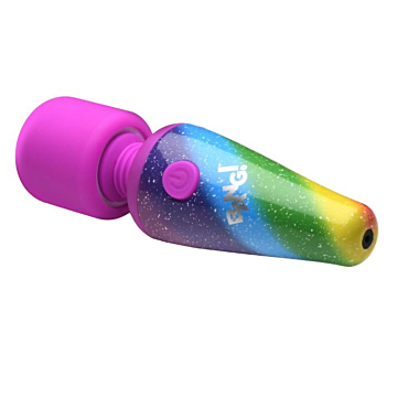 MINI WAND MASSAGER 10 FUNCTIONS USB RAINBOW