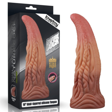 Ultimate pleasure with Lovetoy's Platinum Silicone Tongue