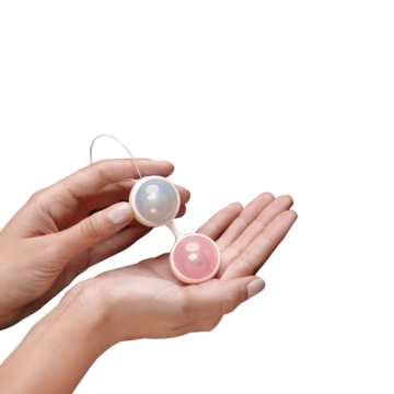 Kegel balls - LOVETOY LUNA BEADS II Pink