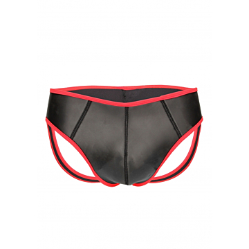 Shots Media Neoprene Puppy Jockstrap - Black