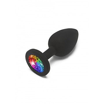 Toy Joy Small Black Booty Silicone Jewel.