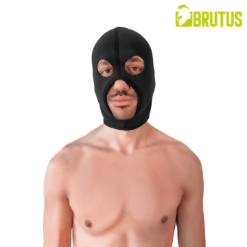 BRUTUS Neoprene Face Fucker Hood Black / Black