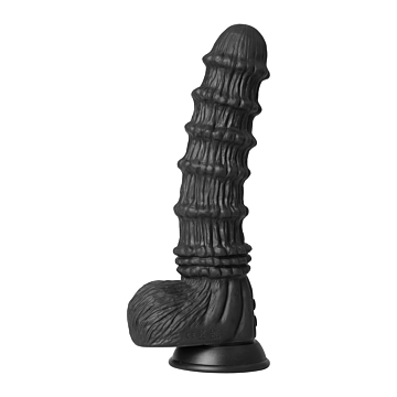 Hidden Desire Extreme Vibrating Dragon Monster Dildo - Black