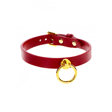 Taboom Red PU Collar