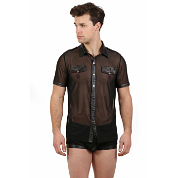 Soiemio Black Polyester Tops