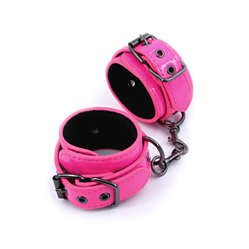 NS NOVELTIES Electra Pink Neoprene Wrist Cuffs