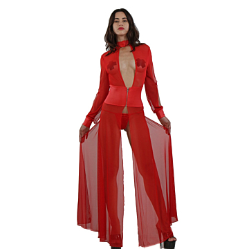 Soiemio Red Hot Lingerie in Red