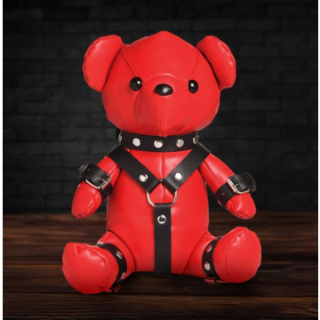 XR Brands Gimp Bear Plush - Red