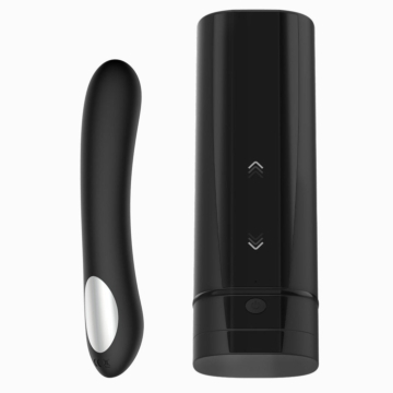 Experience Intense Pleasure with Kiiroo's Black Masturbator Set