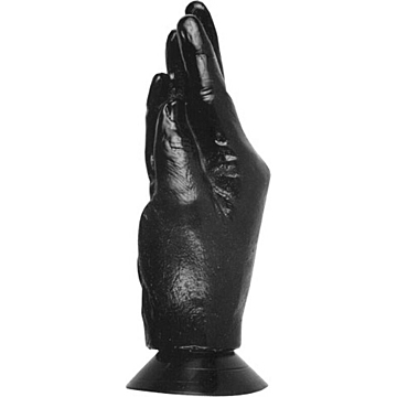 All Black Intense Pleasure 17cm Black ABS/PVC Dildo