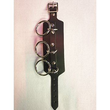 BULLET69 Handmade Wristband Black Leather