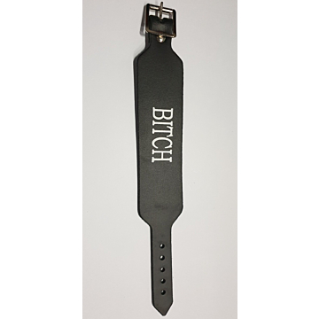 BULLET69 Leather Wristband Black Genu.