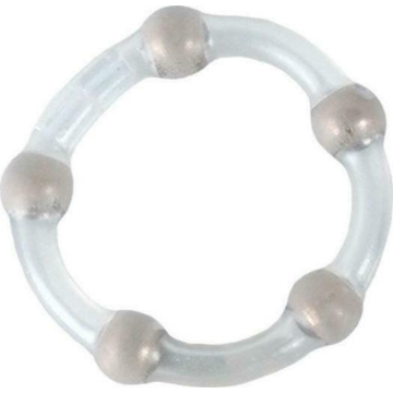 CalExotics Shimmering Silicone Rings Transparent