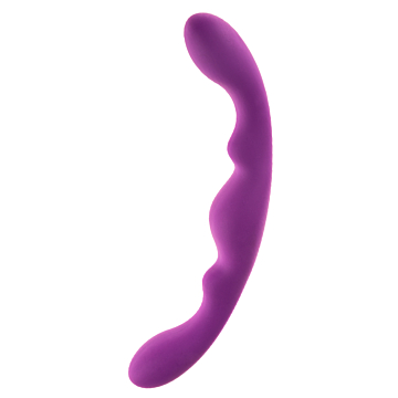Kinksters Silicone Luna Double Dildo - Purple