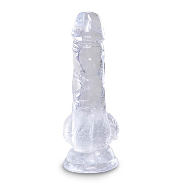Pipedream King Cock Clear Transparent TPE/TPR