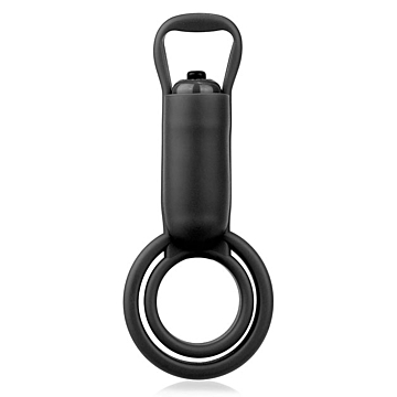 Screaming O Omega Ring Black ABS/PVC Silicone.