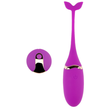 Kinksters' Purple Silicone Vibrating Egg with USB