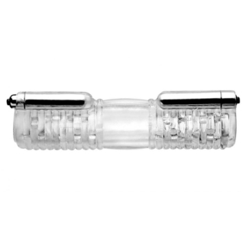 XR TomOfFinland Vibrating Sleeve Gray ABS/PVC TPE/TPR Metal