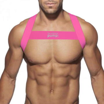 Sexy Harness for Men Fuchsia Pump os