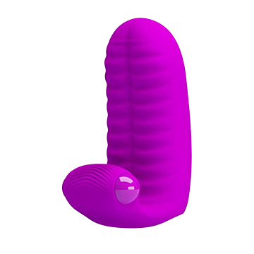 Pretty Love Pleasure On-The-Go Finger Vibe Purple Silicone