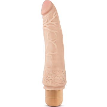 Realistic vibrator - Blush DR. SKIN COCK VIBE 7, 21.5cm, Skin