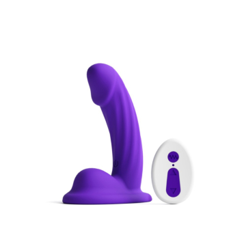 COLOURS CURVE VIBRATING 5 INCH DILDO PURPLE
