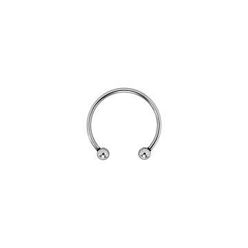 Torc open metal glans ring 3.5cm