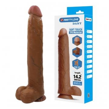 Pretty Love Dany Realistic Flexible Dildo