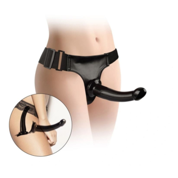 Black Magic Double Strap-on Harness 17'8 Cm Black
