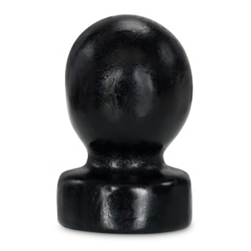 HardToys Black Vinyl Butt Plug