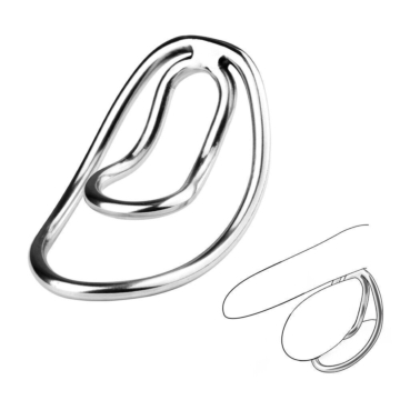 Silver Metal Chastity Device by Passion Labs