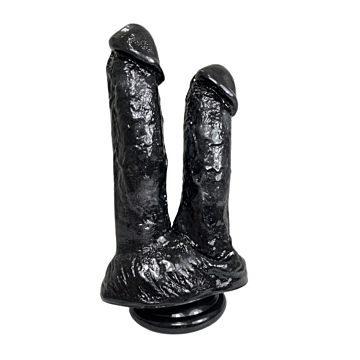 Double Your Pleasure with Passion Labs' Black Dildo
