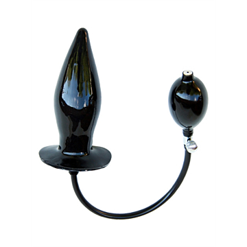 Mister B - Inflatable Solid Butt Plug - Black XL