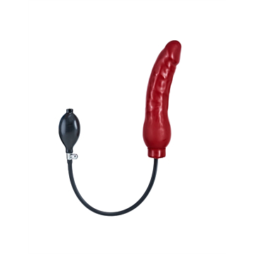 Inflatable Dildo L Rubber Red 23 x 4cm
