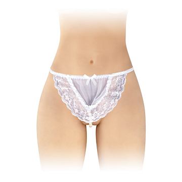 Kinksters Pearl Apron Thong White