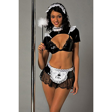 Kinksters Black Maid Costume - OS