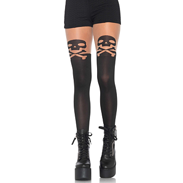Leg Avenue Pirate Chic Pantyhose Black