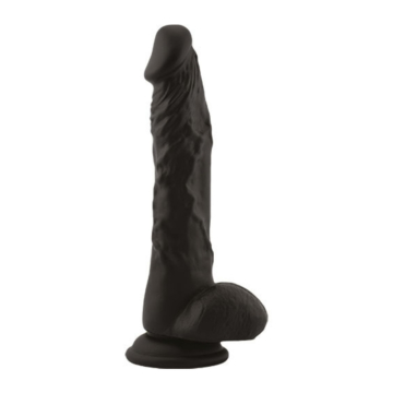 Toyz4lovers Silicone Realistic Dildo Black 23.5cm.