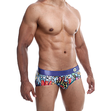 MaleBasics Multicolor Hipster Briefs by Male Basics with Spandex and Polyester