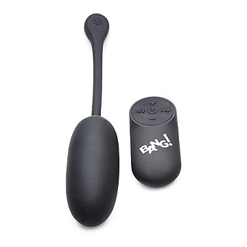XR Brands 28X Plush Egg: Wireless Bliss in Black