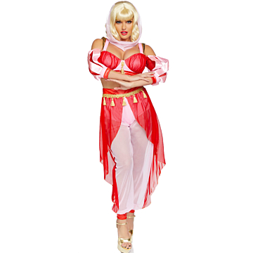 Leg Avenue Magical Red Genie Costume Polyester