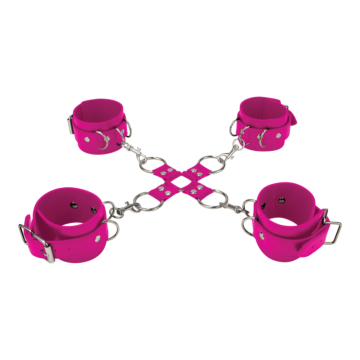Restraint Cuffs - Ouch OU050 Multi Color