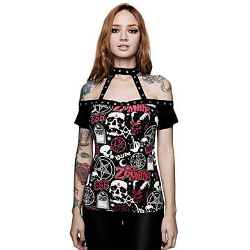 American Nightmare Choker Top - Killstar