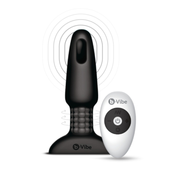 b-Vibe Rimming Plug Black Os