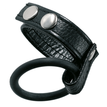 CalExotics Black Leather Ball Spreader
