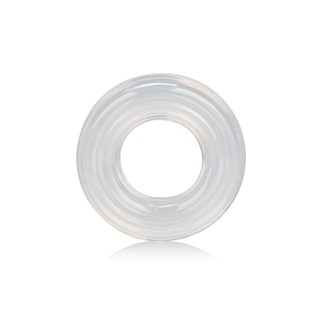CalExotics Ultimate Pleasure Transparent Silicone Cock Ring.